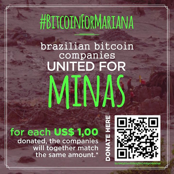 BitcoinForMariana Tragedia Minas Brasil