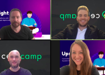 Alon Shavit, Tomer Weiss, Noam Sahar Maman y Rachel Jakob del equipo Celo Camp. Fuente: Celo Camp Blockchain Accelerator.