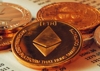 Ethers en moneda. Fuente: stevanovicigor/ Envato Elements.