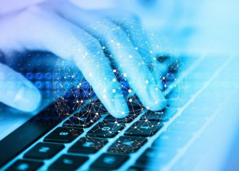 Teclado y red blockchain. Imagen: Gerd Altmann/pixabay.com