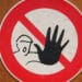 señal prohibición