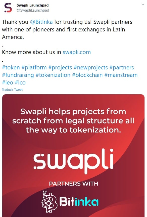 plataforma swapli usuarios alianza
