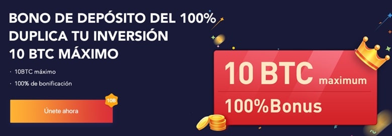 Bono de depósito del 100% 