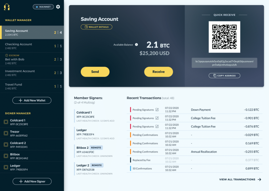 carteras frias soporte blockchain