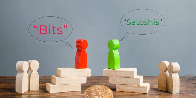 discusión satoshis criptomoneda bitcoin