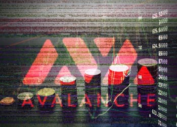 colapso plataforma cadena negociaciones avalanche criptomonedas