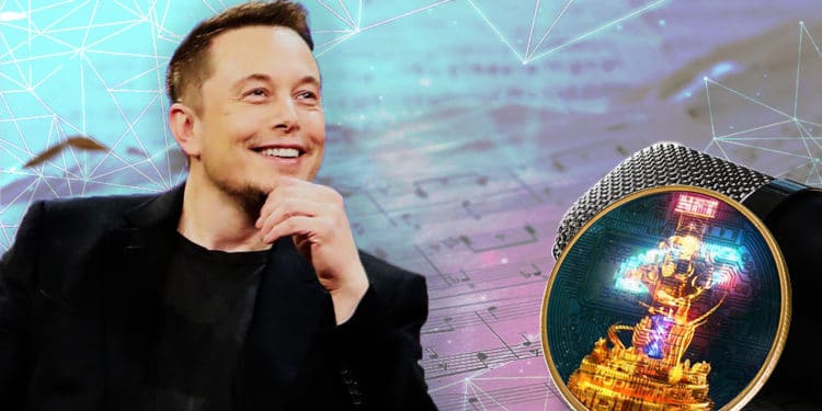 token NFT elon musk canción música