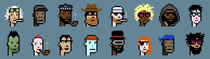 tokens coleccionables CriptoPunks larva labs