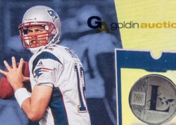 tom brady coleccionable litecoin goldin auctions
