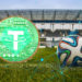 Estado de fútbol y Tether.