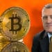 James Bullard y pila de bitcoins.