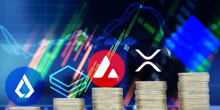 mejores criptomonedas semana waves ripple XRP AVAX Stratis Lisk