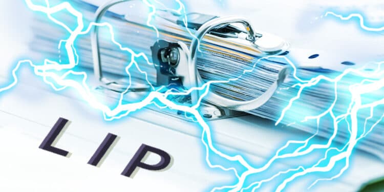 Documento con relámpagos y LIP.