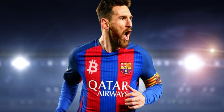 exchanges criptomonedas publicitarse camiseta barcelona FC