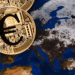 Mapa de Europa y Euro Digital.