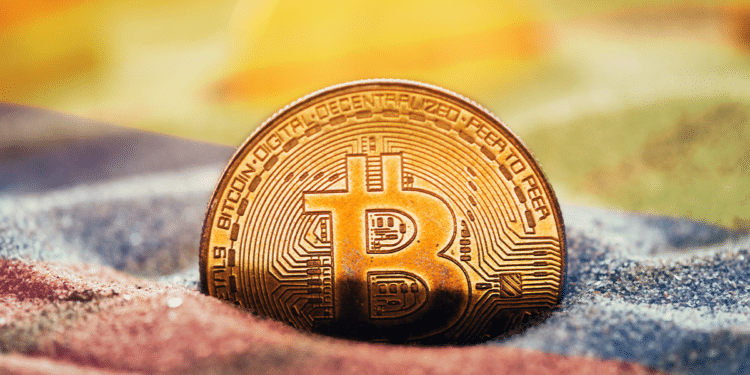 BTc en sandbox con bandera de Colombia.