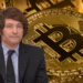 Javier Milei y BTC.