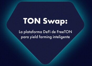 Pancarta promocional de la Plataforma DeFi TON Swap