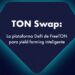 Pancarta promocional de la Plataforma DeFi TON Swap