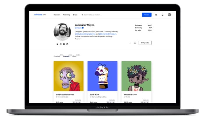 comercio-nft-tokens-coinbase