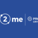 Logos de Bit2Me y Prosegur Crypto en fondo azul