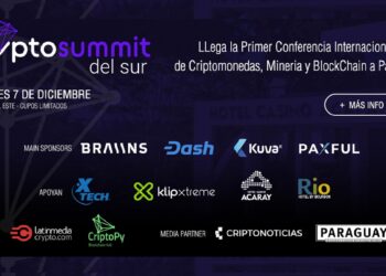 Panacarta promocional de la conferencia Crypto Summit del Sur