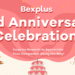 Pancarta de celebración tercer aniversario de Bexplus