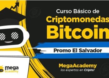 Robot con toga leyendo un papel y logo de MegaAcademy al lado