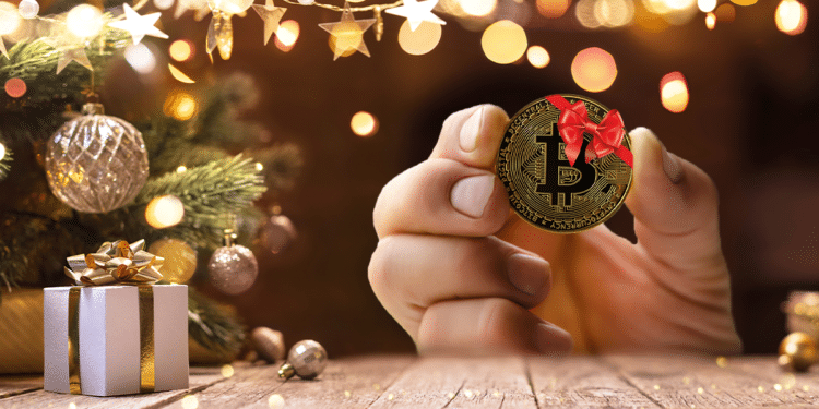 BTC de regalo en Navidad.
