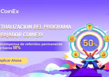 Pancarta promocional de CoinEx