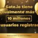 Panacarta promocional de Gate.io