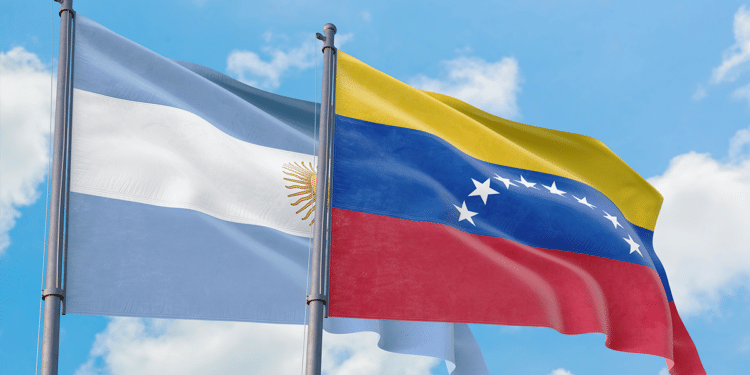 Banderas Venezuela Argentina