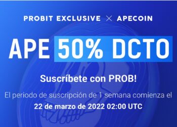 Pancarta promocional de Probit Exchange