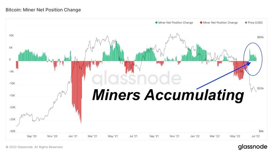gráfico compara las posiciones al alza y a la baja en el mercado de bitcoin