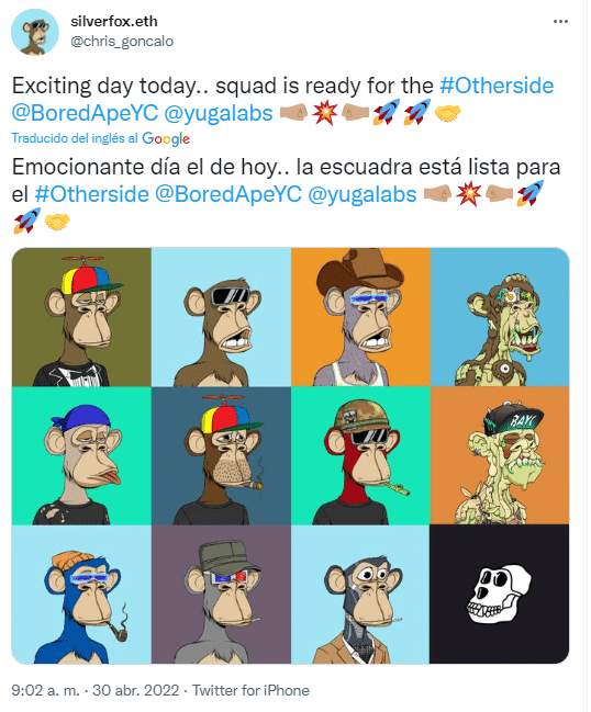 Bored Ape Yatch Club y su metaverso Otherside.
