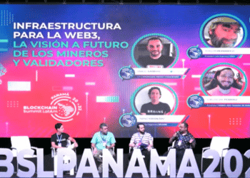 Según Grijalba, los mineros de Bitcoin “son los mejores amigos” de los productores de electricidad. Fuente: Blockchain Summit Latam Panamá 2022 / youtube.com.
