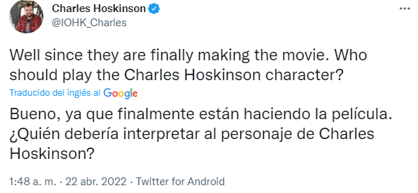 charles hoskinson cuestiona sobre su aparicion en la proxima película de ethereum