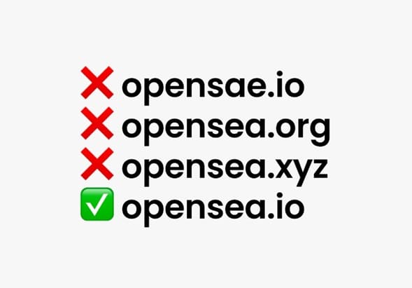 direcciones erroneas en comparación con la dirección verdadera de opesea