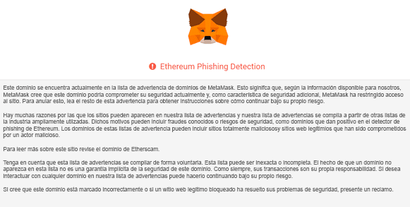 Ethereum phishing detection.