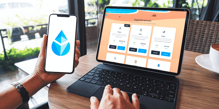 En Lido puedes hacer staking hasta en 5 criptomonedas diferentes. Composición por CriptoNoticias. Fuente: Lido.fi / Farknot Architect / stock.adobe.com.