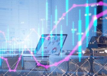 Los mineros a gran escala han perdido tanto en el mercado de criptomonedas como en el bursátil. Composición por CriptoNoticias. Fuente: artiemedvedev ; metamorworks / stock.adobe.com.