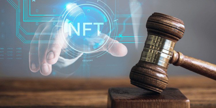 Orden judicial en NFT.