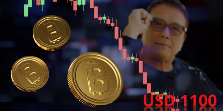 Ante la estabilidad que consiguió el precio de bitcoin estos días, los analistas dan predicciones muy diferentes para su futuro. Composición por CriptoNoticias. Fotostockerspb/ stock.adobe.com; @theRealKiyosaki/ Twitter