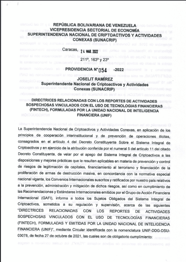 Documento de Sunacrip.