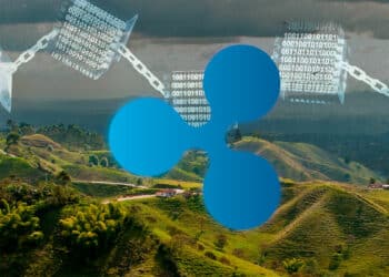 Títulos de tierras en Colombia son tokenizados sobre la blockchain de Ripple. Composición por CriptoNoticias. Fuente:  rafcha / stock.adobe.com ;  fotomek / stock.adobe.com ; Ripple.