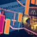 Mercado de bitcoin junto a un calendario con el mes de septiembre.