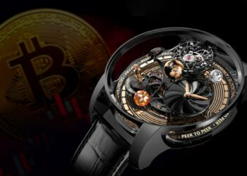 Reloj inspirado en Bitcoin.
