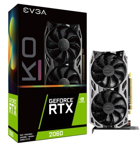 tarjeta de video (GPU) geforce RTX 2060 de EVGA