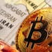 Mapa de Irán y Bitcoin