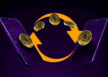 Ethereums pasando de un teléfono a otro